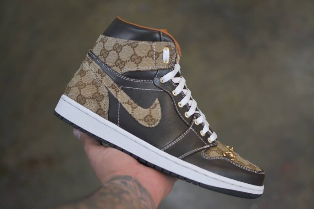 JORDAN 1 GUCCI DARK SAFE - Image 3