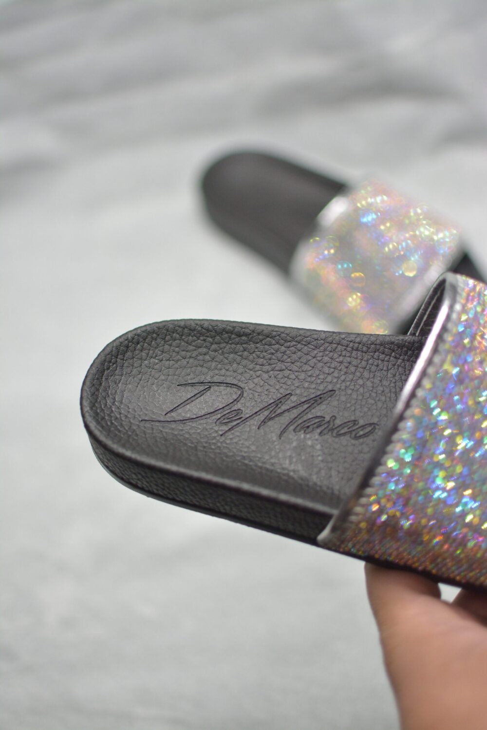 WHITE CRISTAL SLIDES - Image 5