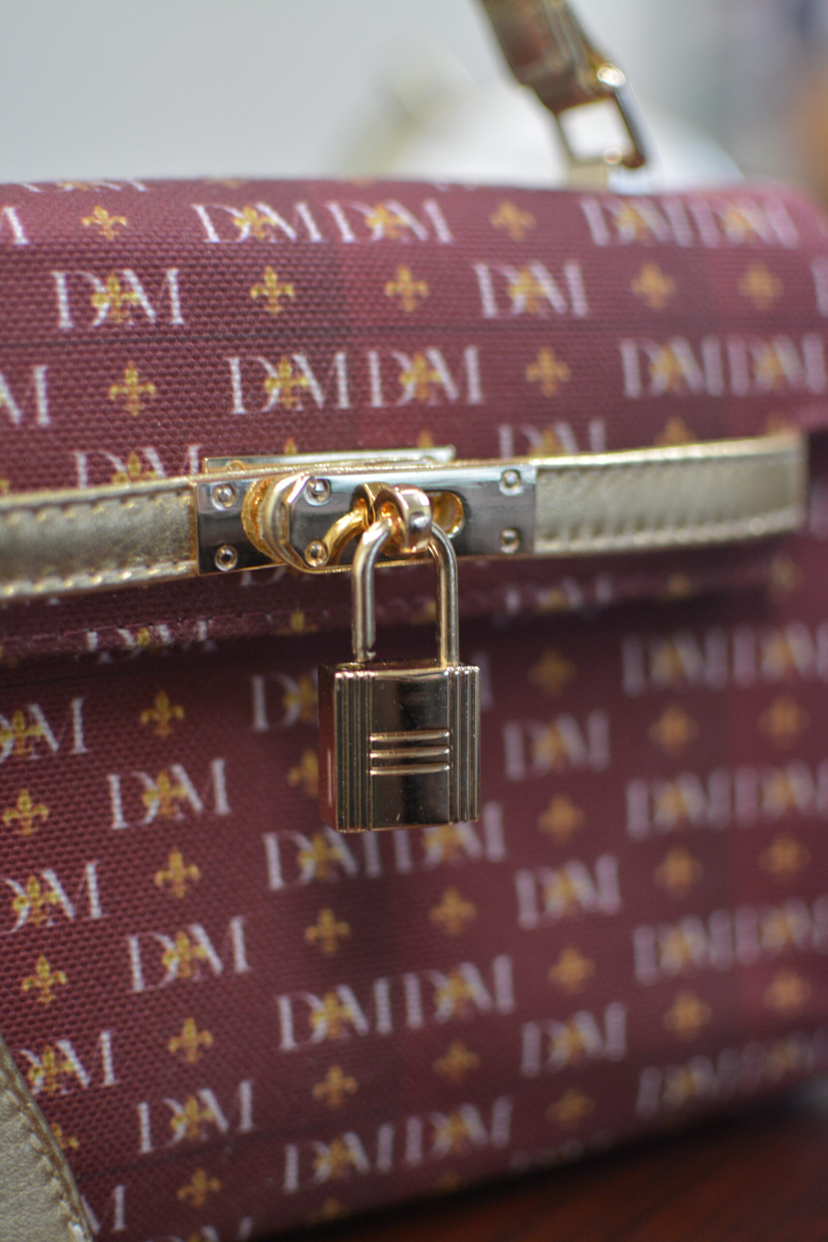 Senda Bag-Burgundy Monogram - Image 3