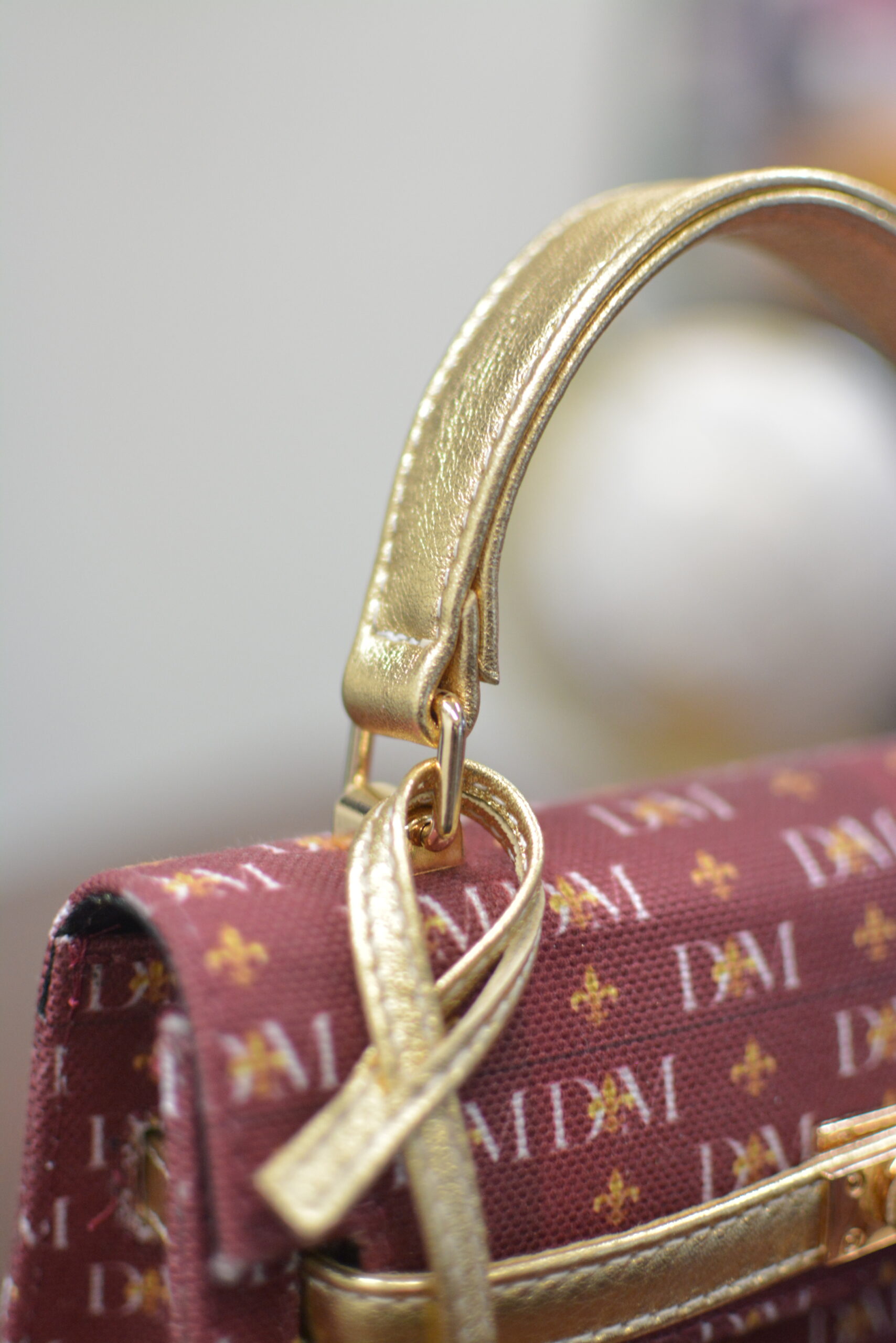 Senda Bag-Burgundy Monogram - Image 4