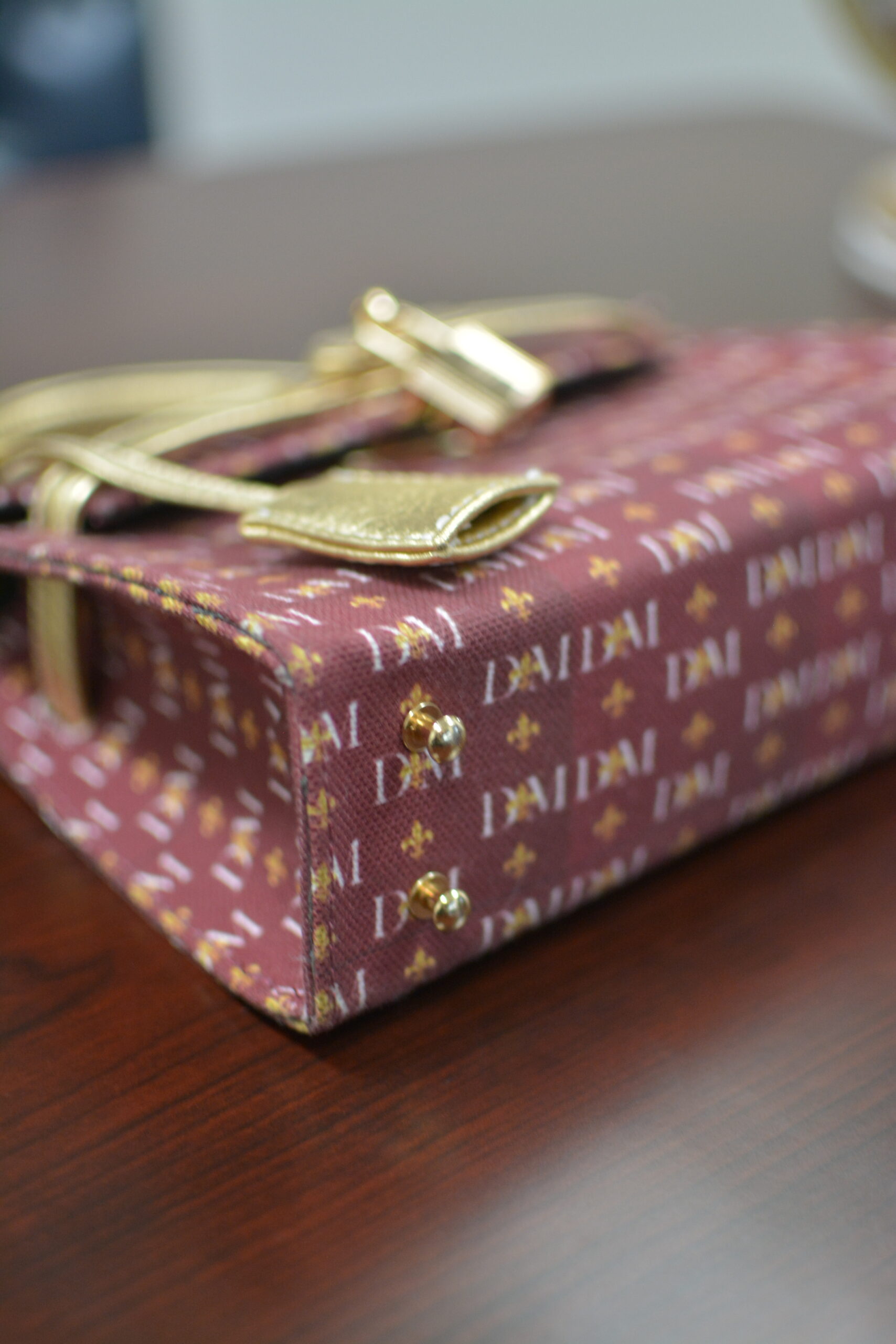 Senda Bag-Burgundy Monogram - Image 5