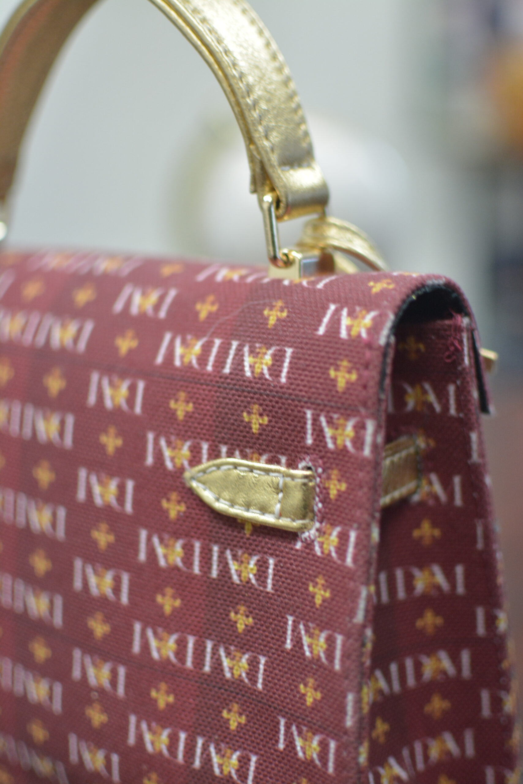 Senda Bag-Burgundy Monogram - Image 6