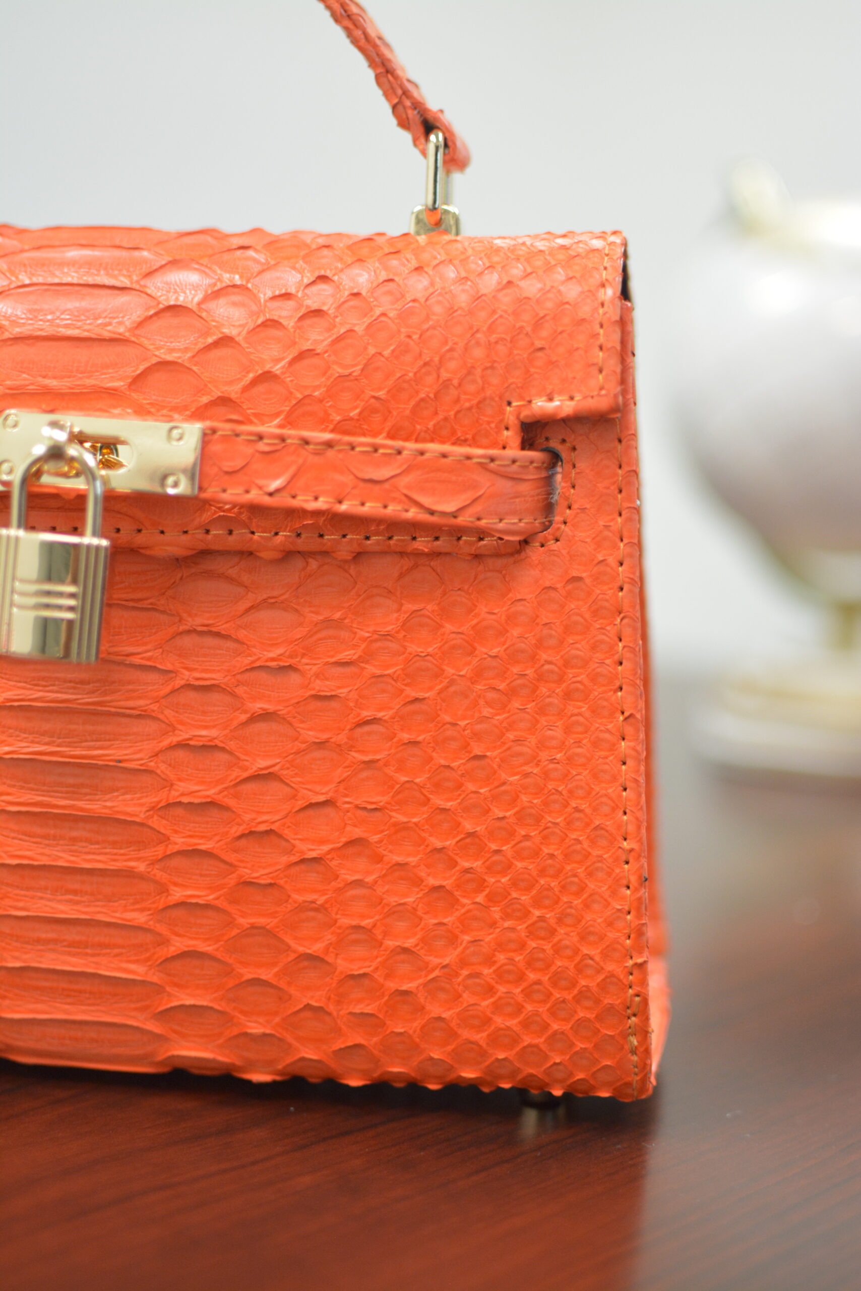 Senda Bag-Orange Python - Image 3