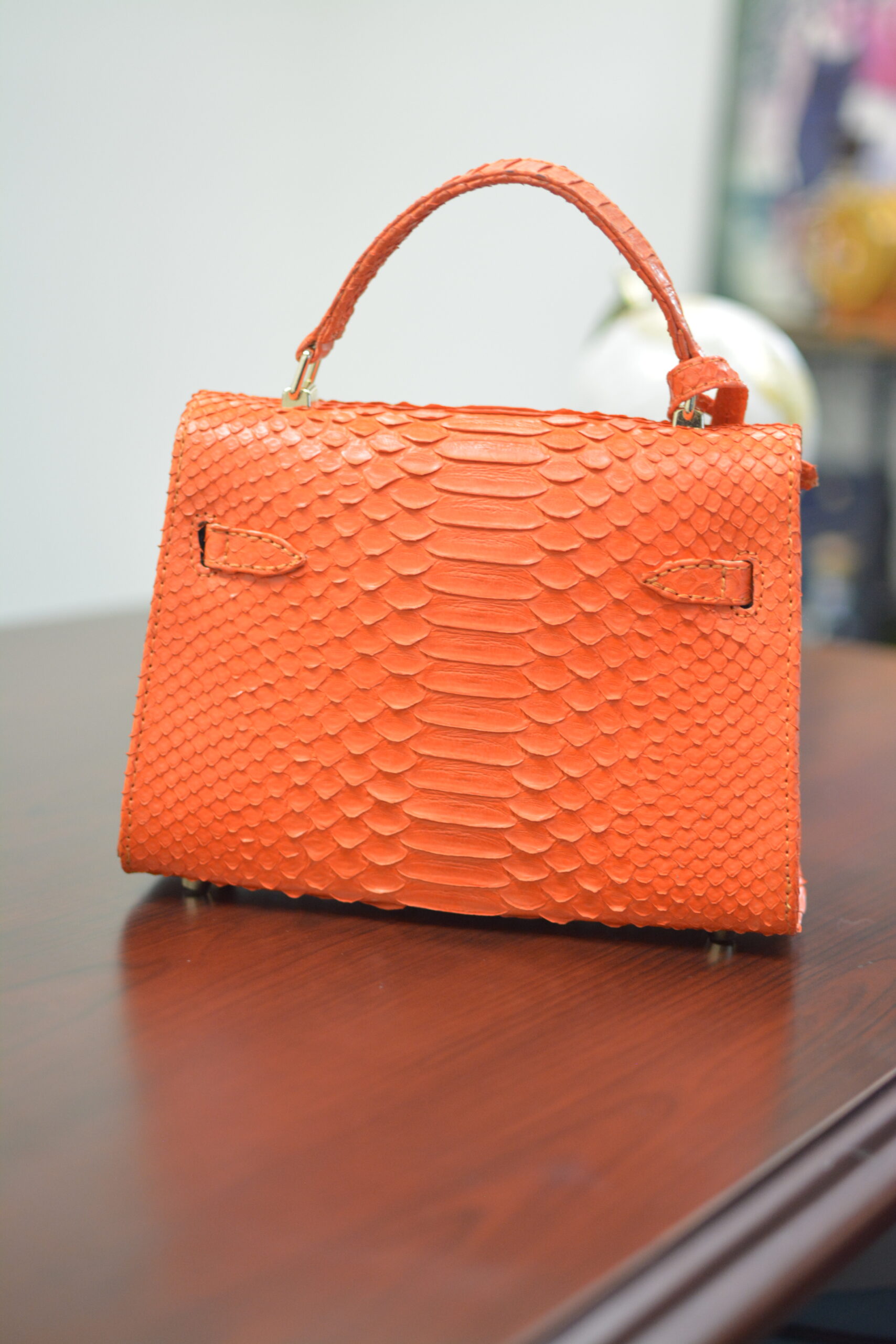 Senda Bag-Orange Python - Image 7
